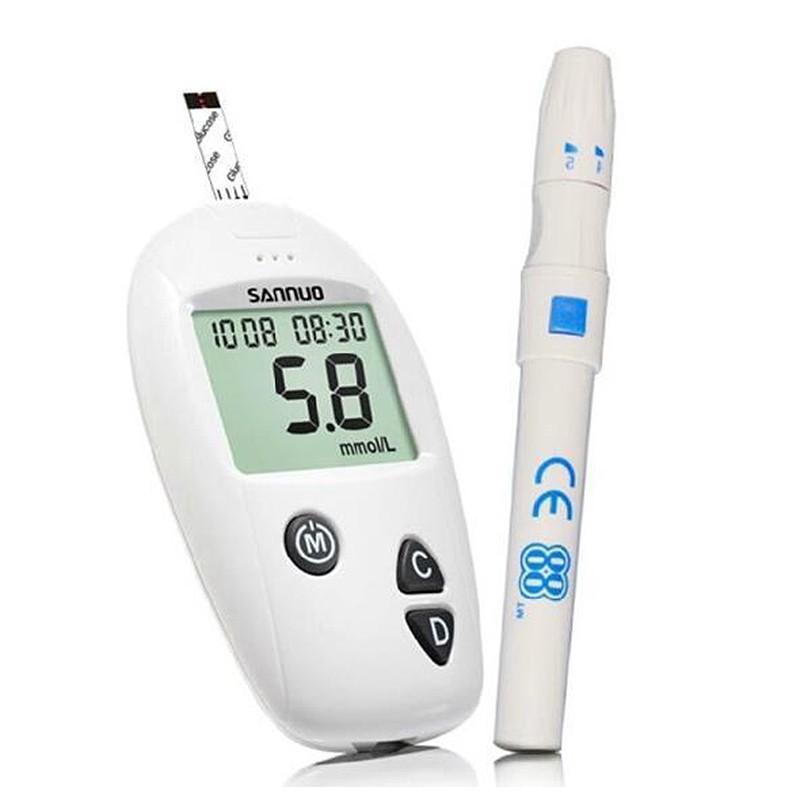 Medical Diabetic Household Monitor Blood Sugar Detection Blood Glucose Meters Glucometer Blood Sugar Tester Health Care - Image 2