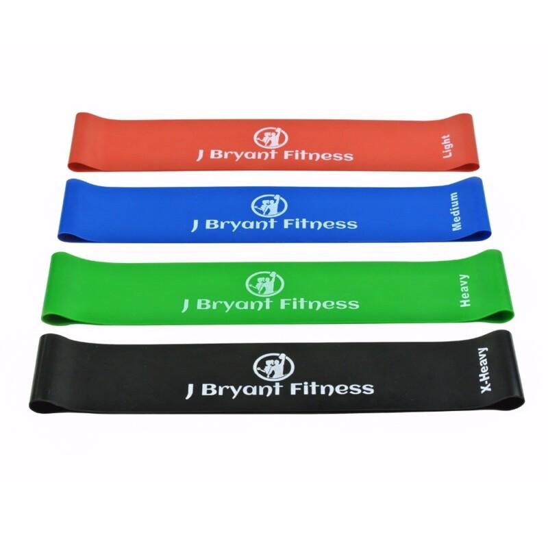 Resistance Bands Rubber Bands 4 Colors Fitness Gym Strength Training Elastic