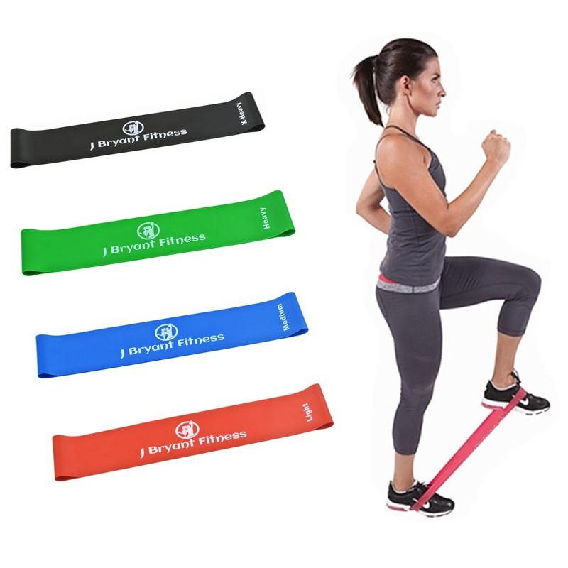 Resistance Bands Rubber Bands 4 Colors Fitness Gym Strength Training Elastic - Image 3