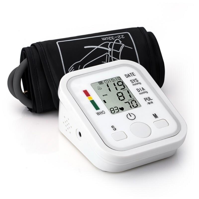 Portable Digital BP with Voice. Health Care Digital Upper Arm Blood Pressure Pulse Monitors Tonometer Portable Blood Pressure Meters Voice Sphygmomanometer - Image 2