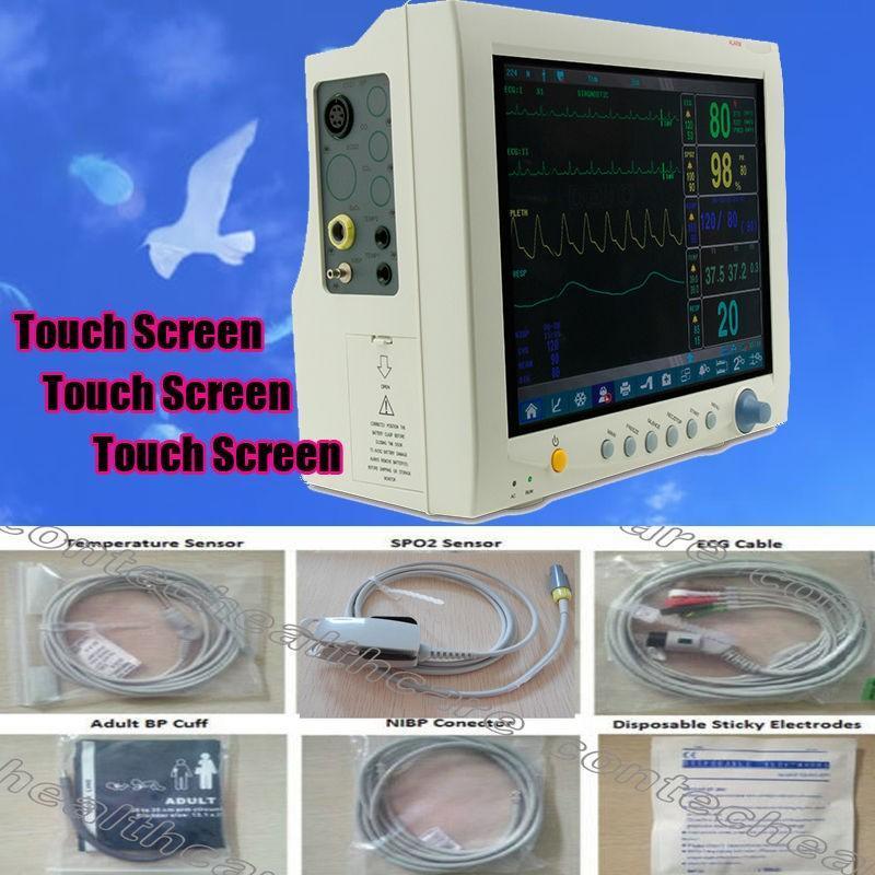 Multi 6 Parameters Patient Monitor Touch Screen,Vital Signs ICU - Image 4