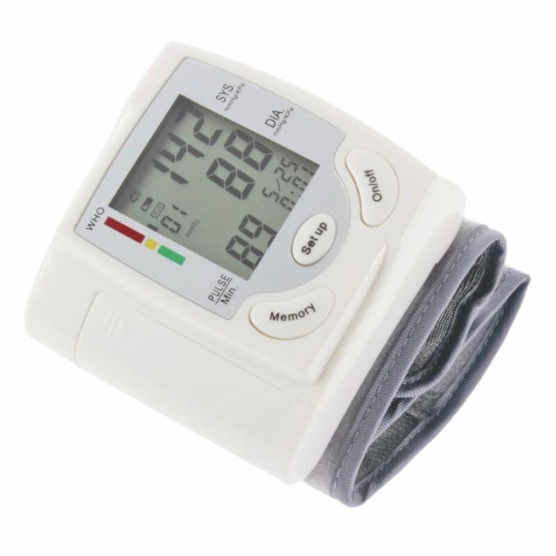 Digital LCD Wrist Blood Pressure Monitor Heart Beat Rate Pulse Meter Measure - Image 4