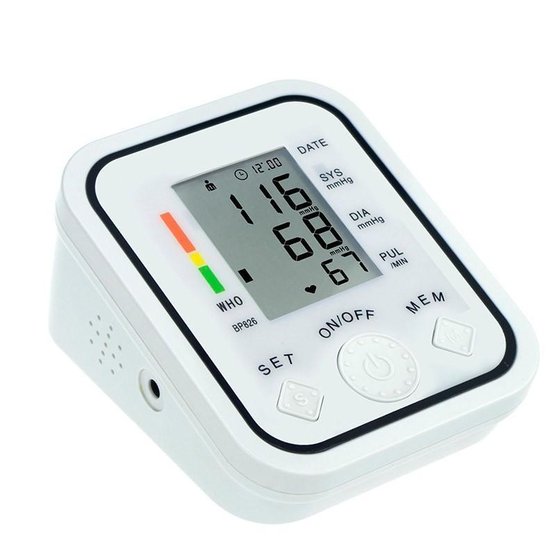 Full Automatic Upper Arm Blood Pressure Monitors Digital Electronic Sphygmomanometer Tonometer Pulse Heart Rate Monitor - Image 4