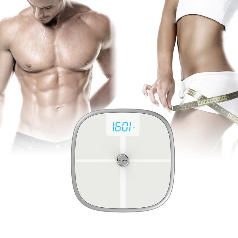 Koogeek Smart Scale Bluetooth Wi-Fi Health Body Weight Scale Sync Measure Muscle Bone Mass BMI BMR Body Fat Water Bathroom Scale - Image 4