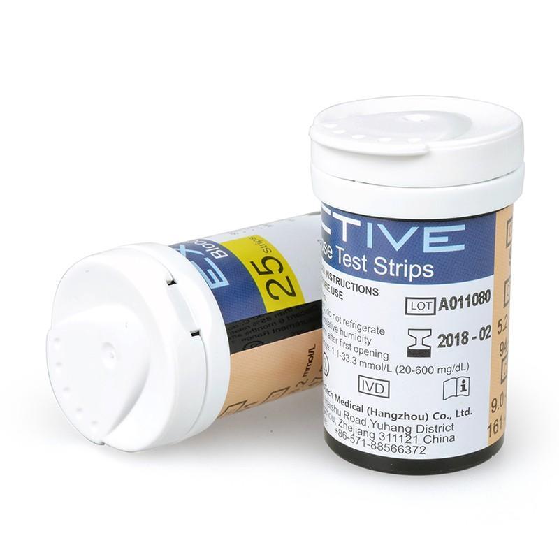 Diabetic Blood Sugar Detection Blood Glucose Meter Glucometer Strips 50pcs+50pcs Needles - Image 5