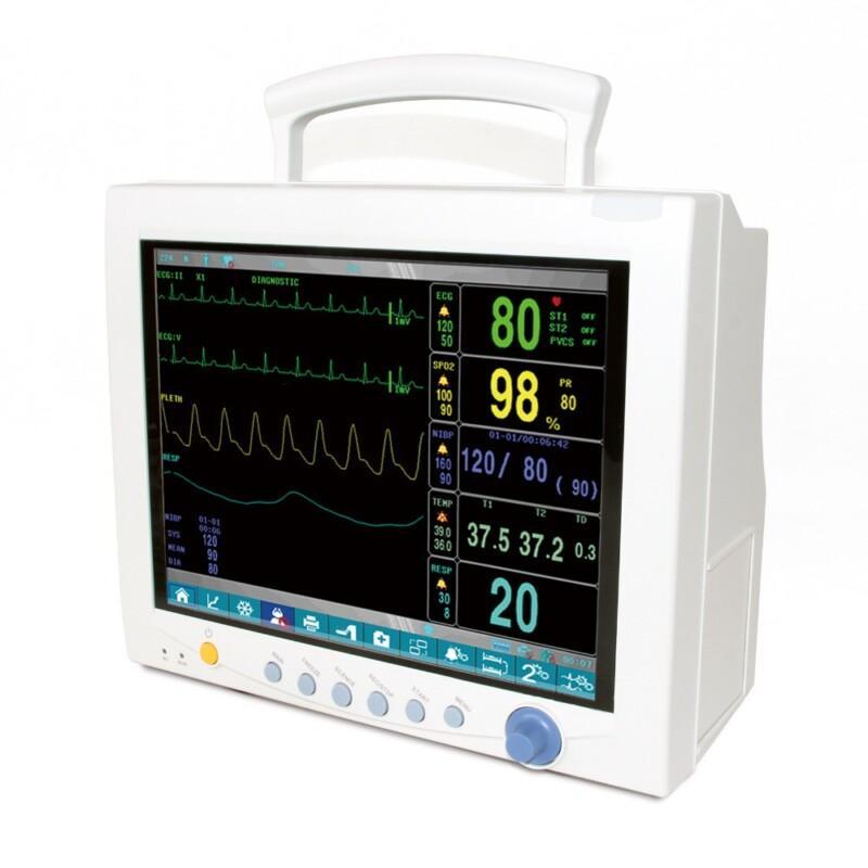 Touch Screen ICU CCU Patient Monitor Vital Signs Monitor Six Parameters - Image 3