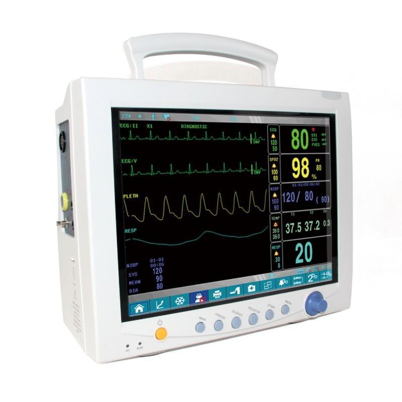 Touch Screen ICU CCU Patient Monitor Vital Signs Monitor Six Parameters - Image 2