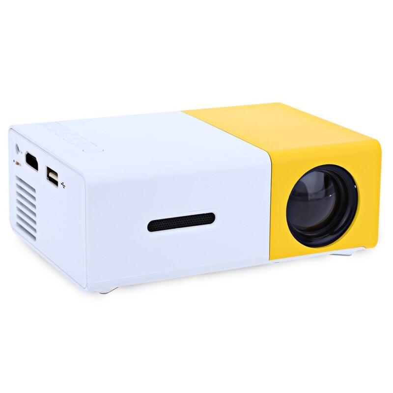 YG - 300 LCD Projector 600LM 1080P Mini Portable HD Movie LCD Projector For Video Games TV Home Cinema Media Player - Image 4