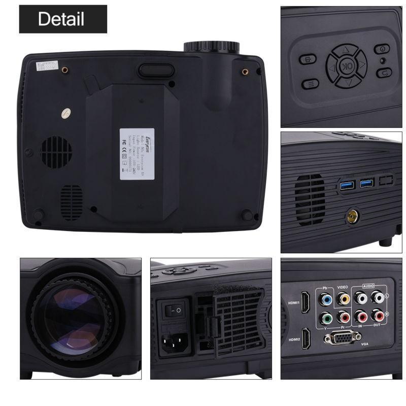 HD Projector 3500 Lumens 1280x800 LCD TV Full HD Video Home Theater Multimedia HDMI/VGA/ AV/ATV - Image 6