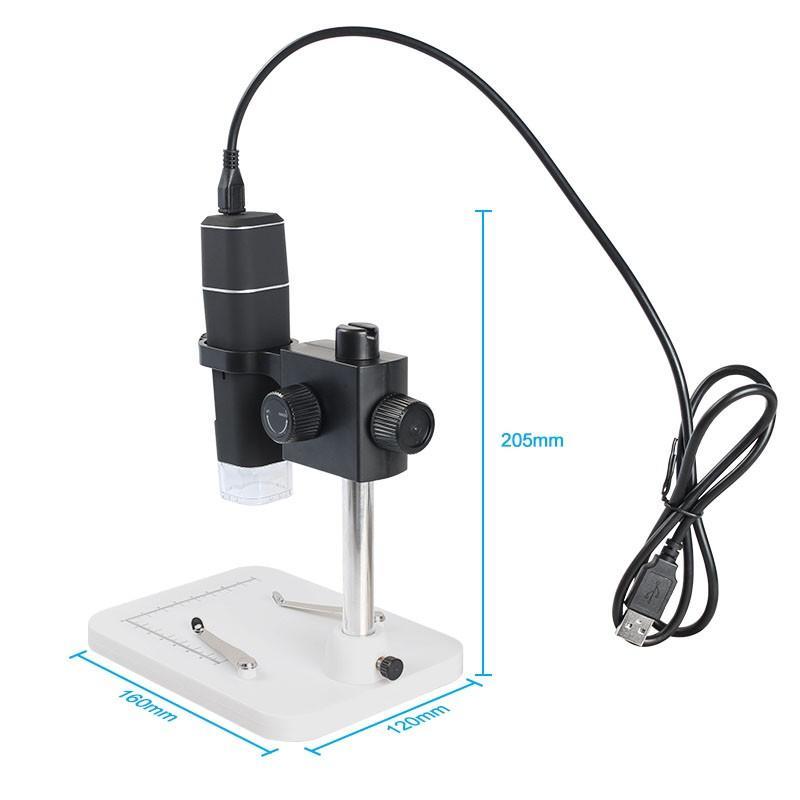 Digital Microscope 200X Zoom Wifi for iOS/Android 8LED HD Wireless Biological Microscope Rechargeable Magnifier  - Image 5