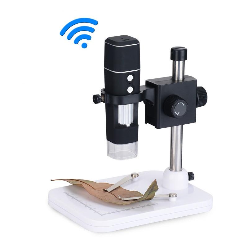 Digital Microscope 200X Zoom Wifi for iOS/Android 8LED HD Wireless Biological Microscope Rechargeable Magnifier  - Image 2
