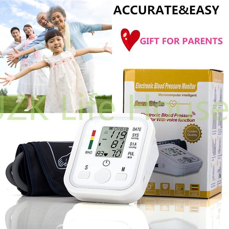 Digital LCD Upper Arm Blood Pressure Monitor Heart Beat Meter Machine Digital Tonometer for Measuring Pressure Automatic - Image 4