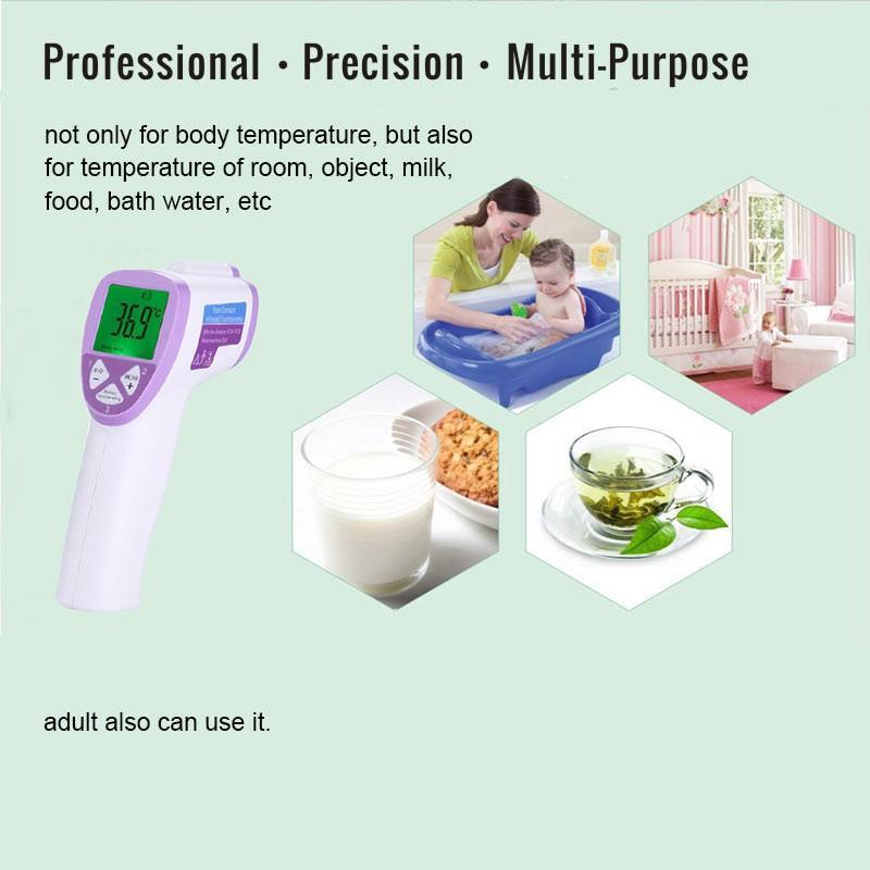 Diagnostic-Tool Digital Thermometer For Baby Adult Non Contact Infrared Thermometer Body Temperature Measure 3-Color Backlight - Image 2