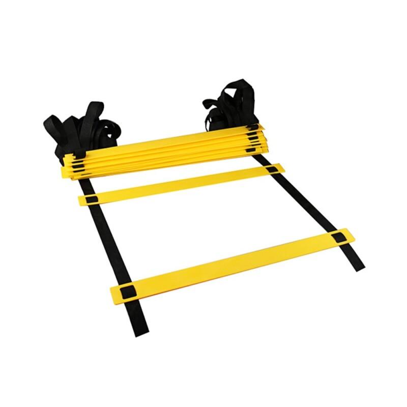 Quality 5M (16.5 Feet) * 9 Rungs Long Soccer Training Speed Agility Ladder With Bag Outdoor Fitness Equipment Ladder - Image 3