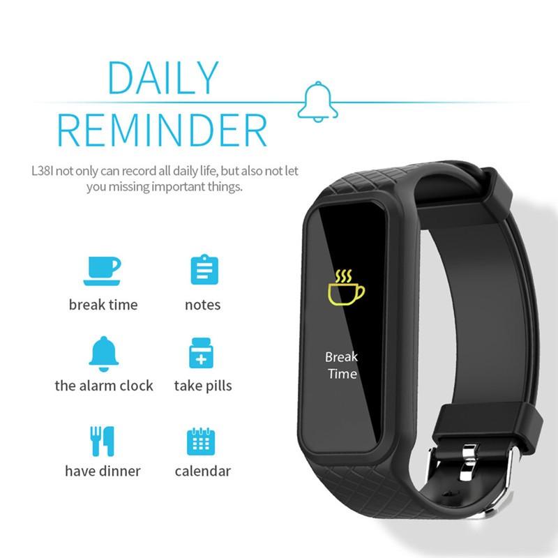 New Smart Band L38I Smart Heart Rate Monitor Bluetooth Smart Bracelet Smartwatch - Image 4