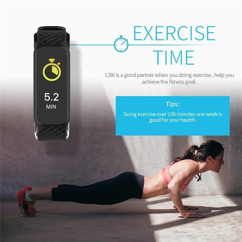 New Smart Band L38I Smart Heart Rate Monitor Bluetooth Smart Bracelet Smartwatch - Image 6