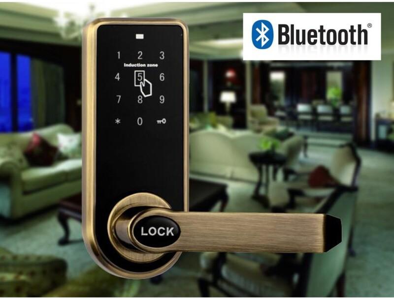 Bluetooth Smart Locks With Touchscreen Code For Hotel, Home and Apartment. Compatible with iOS and Android - Image 2