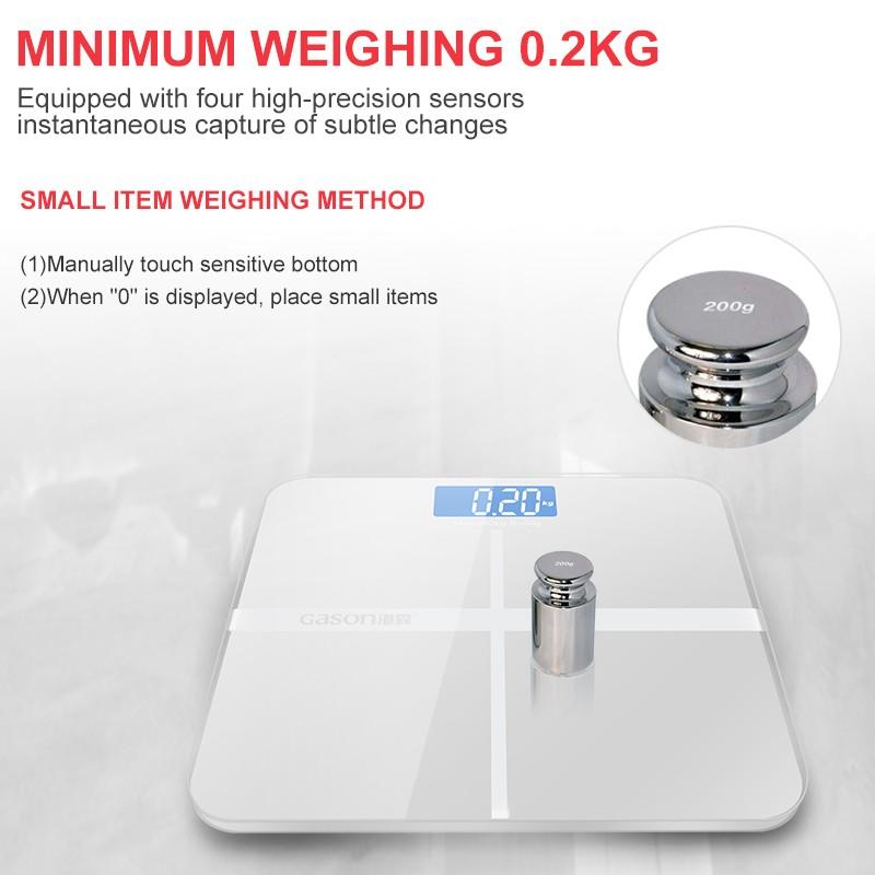 Floor Bathroom Scale For Body Weigh Smart Household Electronic Digital Heavy Weigh LCD Display Precision 180KG/400LB - Image 4