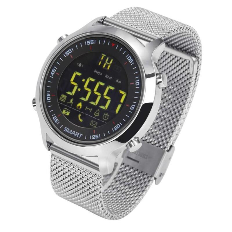 Smart Watch Men Sport Watch 5ATM Waterproof Bluetooth 4.0 SmartWatch Pedometer Call reminder Stopwatch - Image 2