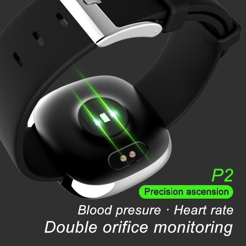 Business Affairs Smart Band P2 Blood Pressure Heart Rate Monitor Smart Bracelet Pedometer Sleep Fitness Tracker for Android IOS - Image 3