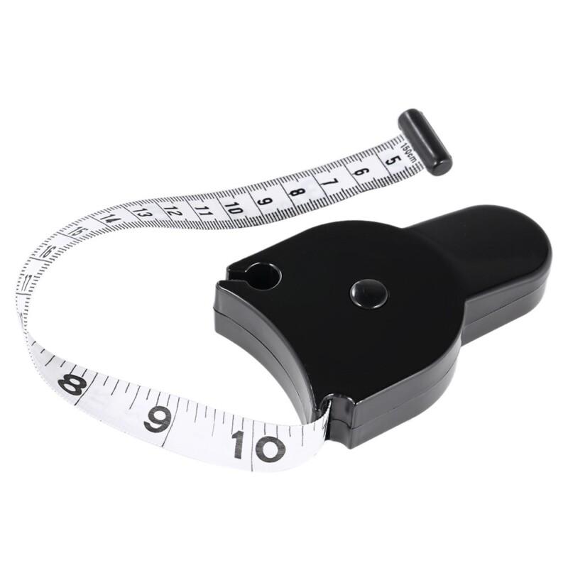 Skinfold Body Fat Caliper Set with Mass Measuring Tape Tester Fitness Weight Loss Muscle Measure Tester Measurement Tool At 70mm - Image 4