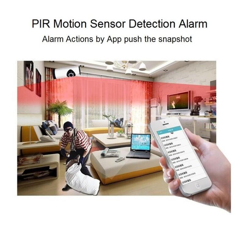 HD Camera Baby Monitor 720P IP Video Nanny Radio Babysitter IR Night Vision PIR Motion Sensor 2 Way Talk Widen Viewing Angle Wifi Detector  - Image 2