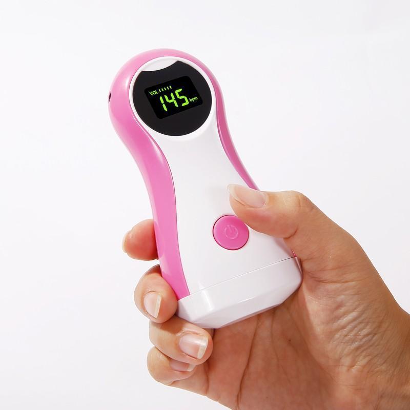 Cute Design LCD Screen Display Fetal Doppler Heart Monitor With Earphone Home Using for Pregnant - Image 2