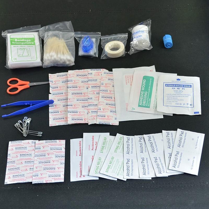 Safe Camping Hiking Car First Aid Kit Medical Emergency Kit Treatment Pack Outdoor Wilderness Survival 120pcs/pack  - Image 5