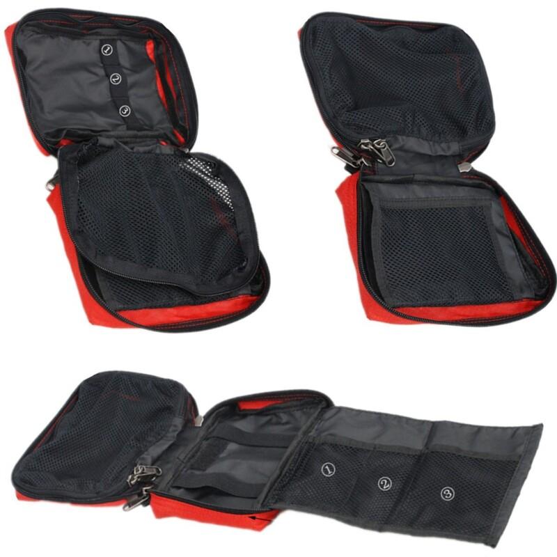 Tactical Emergency Medical First Aid Pouch Bags Survival Pack Rescue Kit Empty Bag for Outdoor Safety and Survival - Image 3