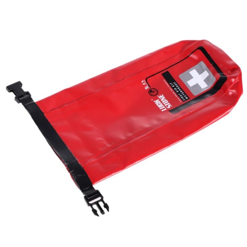 First Aid Bag Emergency Kits Empty Travel Dry Bag Rafting Camping Kayaking Portable Medical Bag Red Waterproof 2L  - Image 4
