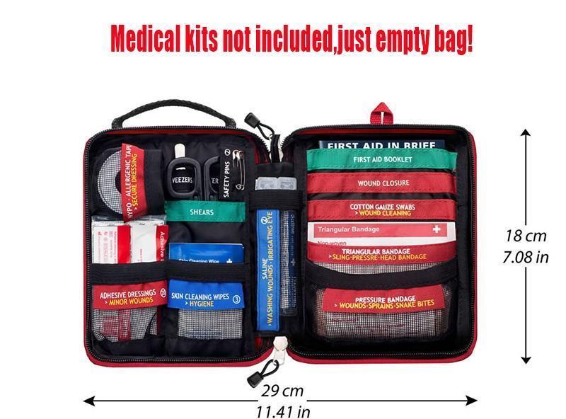 Empty Bag For First Aid Kit Outdoor Wilderness Survival Medical Bag Without Content First Aid Kit Camping Emergency Kit Bag - Image 2