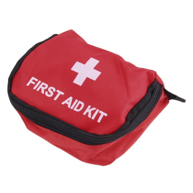 First Aid Kit Red Camping Emergency Survival Bag Bandage Drug Waterproof - Image 2