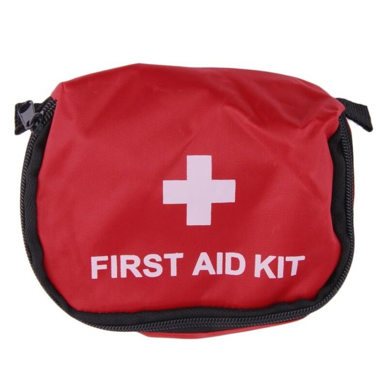 First Aid Kit Red Camping Emergency Survival Bag Bandage Drug Waterproof - Image 3