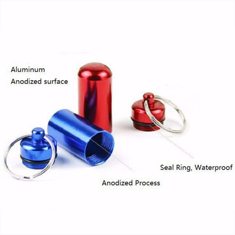 Mini Pocket Medicine Bottles Waterproof Pill Bottle First Aid Kit Outdoor Camping Equipment Keychain Emergency Survival Tool - Image 5