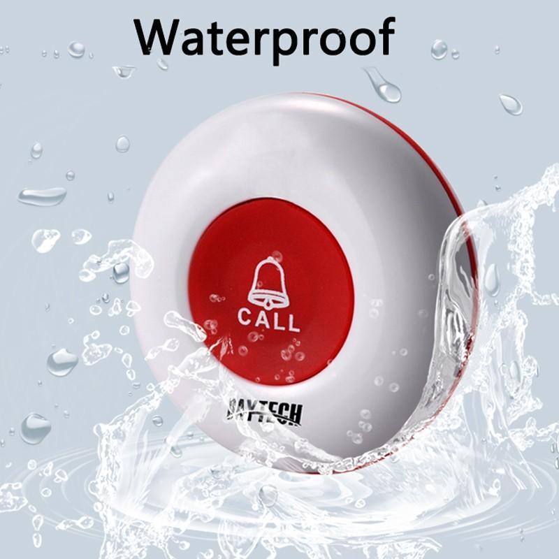 Caregiver Pager Healthcare Wireless Nurse Calling System Emergency Call Button 1 Watch Receiver 2 Call Buzzers - Image 4