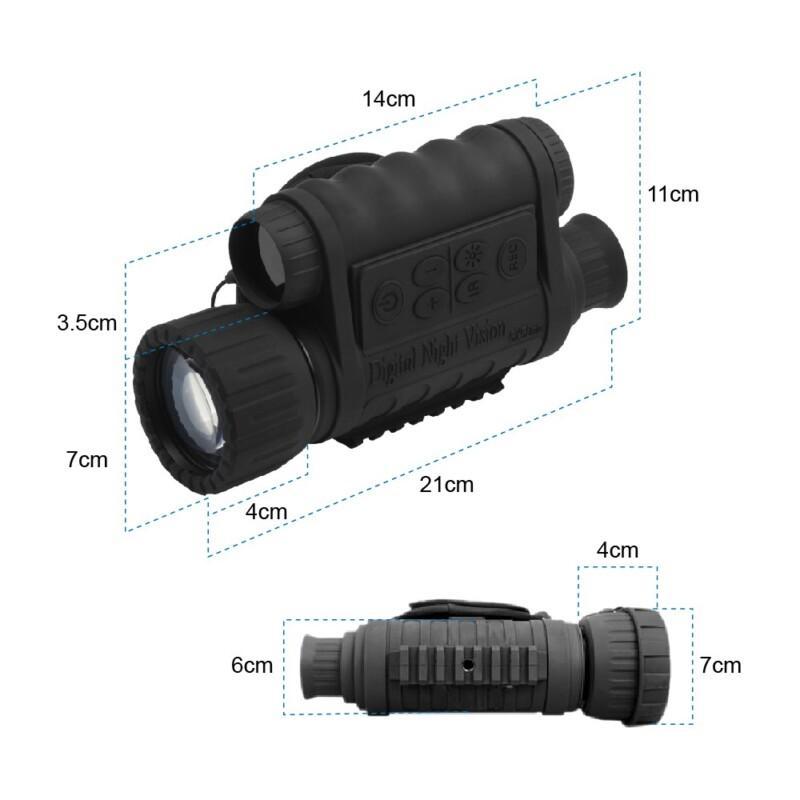 Digital Night Vision Monocular IR Wildlife 6x50mm 5MP HD Camera Hunting Infrared 850NM Night Vision Telescope - Image 5