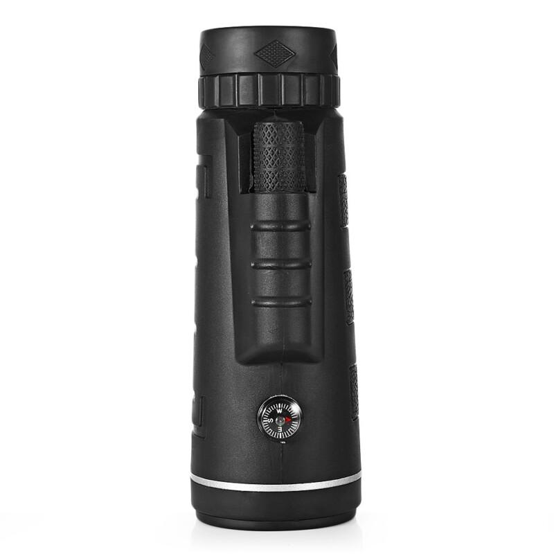 Telescope Night Vision 40X60 Monocular Zoom Scope for Mobile Phone Camera Camping Hiking Fishing with Compass Phone Clip Tripod - Image 3