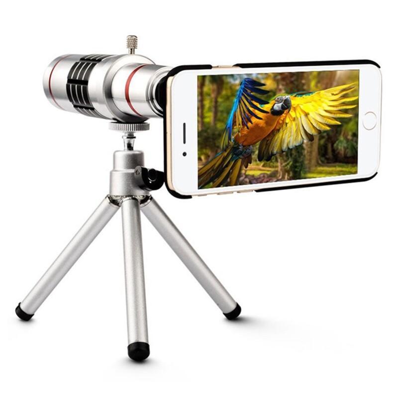 18X Optical Zoom Mobile Telescope Smartphone Telephoto Camera Metal Lens With Tripod For iPhone 7 Samsung S8 Plus Sony - Image 6