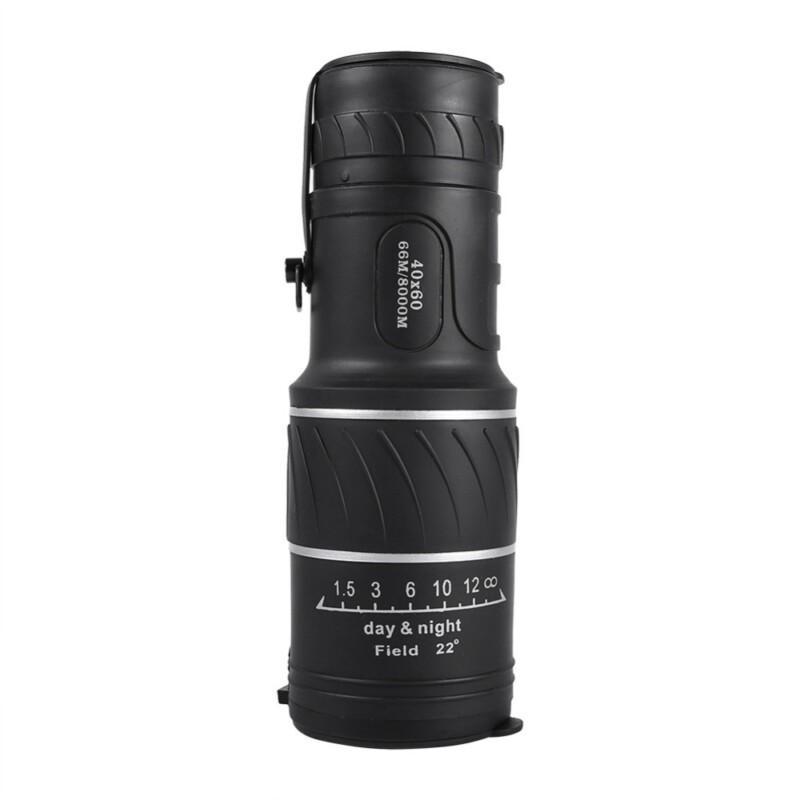 HD Optic Zoom 40x60 Clarity Pocket Telescope Monocular Telescope Low Night Vision Green Film Optics Telescope for Travel Sport - Image 5