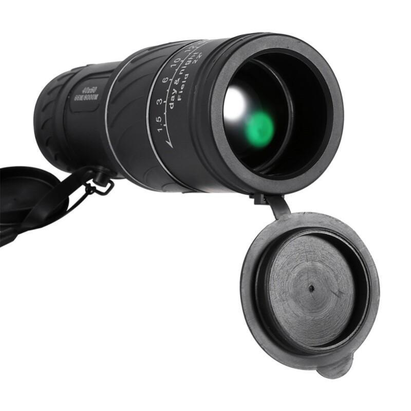 HD Optic Zoom 40x60 Clarity Pocket Telescope Monocular Telescope Low Night Vision Green Film Optics Telescope for Travel Sport - Image 4