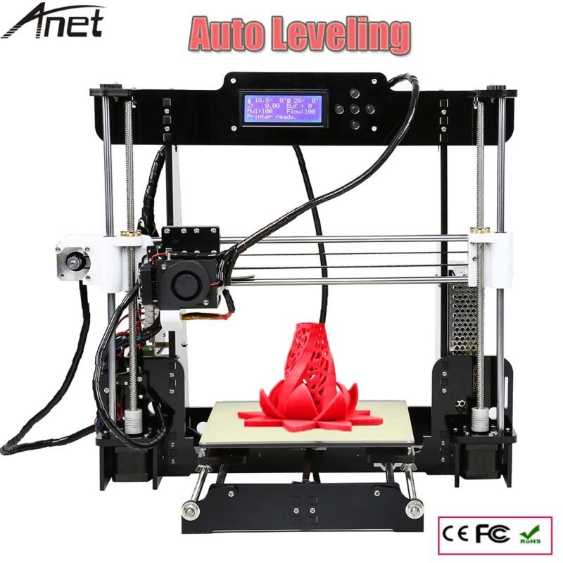 3D Printing Machine Anet A6 A8 3D Printer Kit High Precision Reprap i3 DIY 3D Printing Machine+ Hotbed+Filament+SD Card+LCD - Image 4