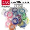 Add 100M 20Color ABS