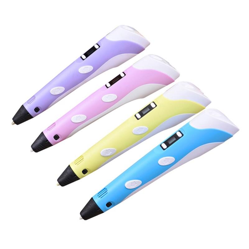 3D Printer Magic LED Display DIY Printing Pen With PLA Filaments Arts Drawing Painting 3D Pens - Image 2