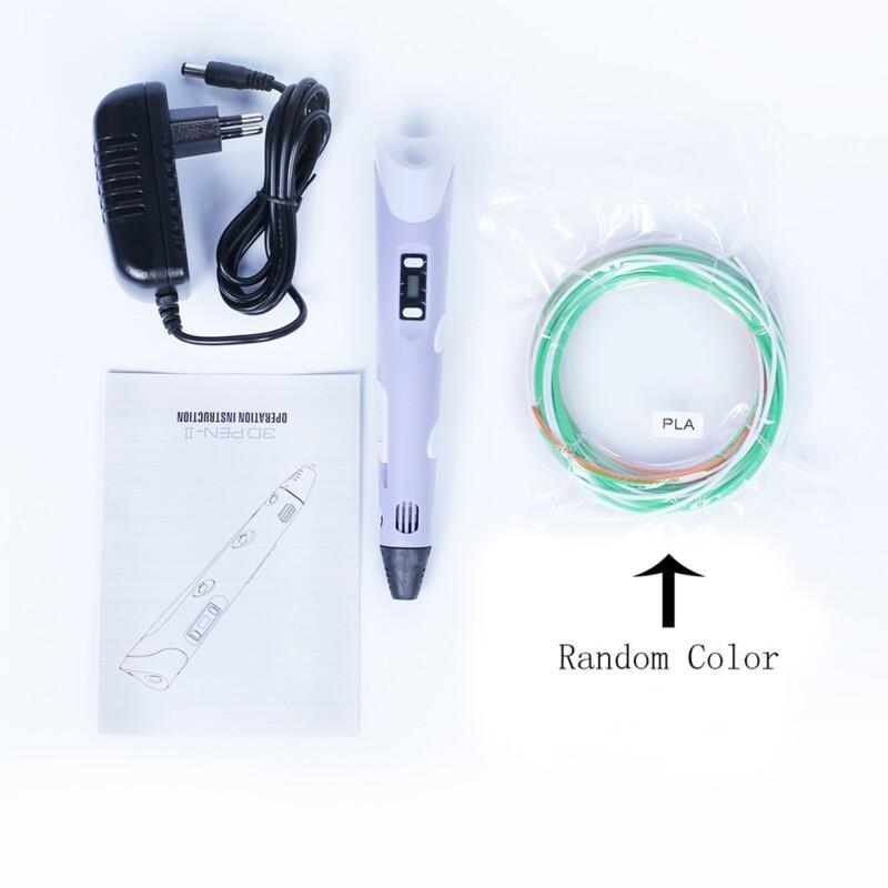 3D Printer Magic LED Display DIY Printing Pen With PLA Filaments Arts Drawing Painting 3D Pens - Image 6