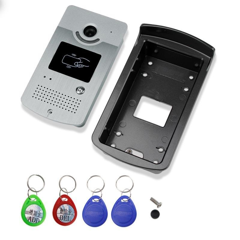 7 inch Video Door Phone Intercom Doorbell System Kit Set With Electric Lock+1 RFID Access IR Camera+12V Power Supply - Image 3