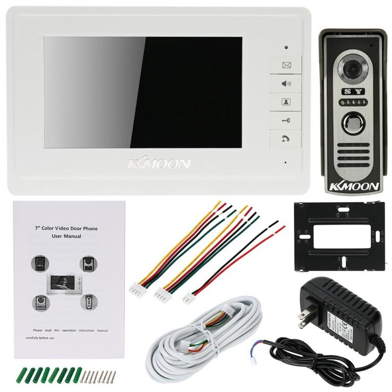 7'' TFT LCD Wired Video Door Phone System Visual Intercom Doorbell 800x480 Indoor Monitor 700TVL Outdoor Infrared Camera - Image 6