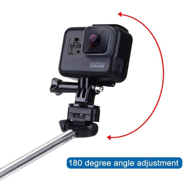 Extendable Handheld Selfie Stick Monopod for GoPro HERO5 HERO4 Session HERO 5 4 3+ 3 2 1 SJCAM SJ4000 - Image 3