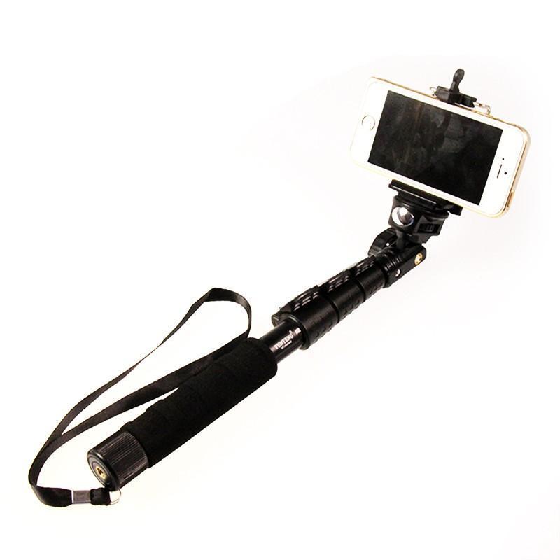 Monopod For GoPro Selfie Stick Monopod Tripod+Phone Holder For iPhone GoPro Hero Camera HD - Image 2