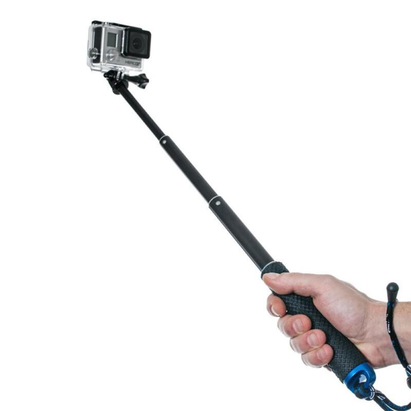 Aluminum Alloy Extendable Self Selfie Stick Handheld Monopod Dive Since for Gopro Hero 5 4 3+ 3 2 sj4000 Xiaomi yi Sport Camera - Image 4