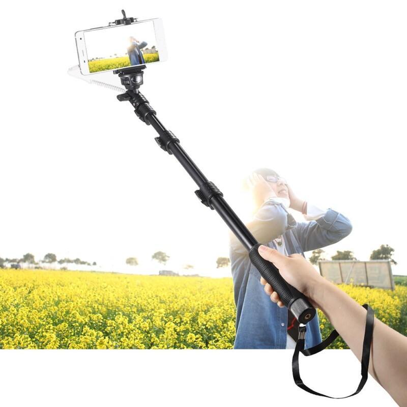 Selfie Stick Monopod Self-portrait Selfiestick Wired Cable With Self-Timer Phone Clip For iPhone Sumsang Gopro - Image 2